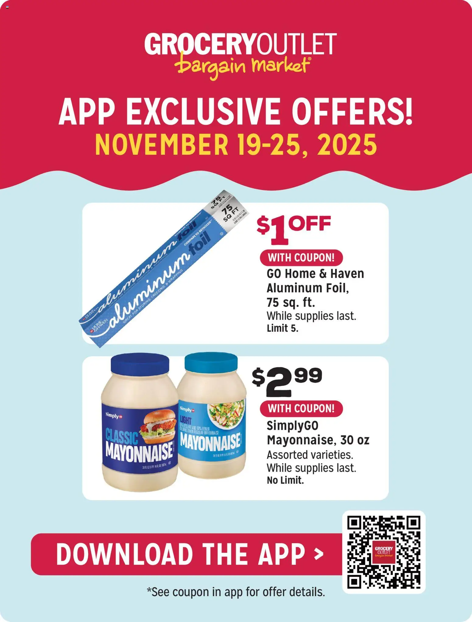 Grocery Outlet Weekly Ad - MD - valid from 19.11.2025 | Page: 7 | Products: Mayonnaise