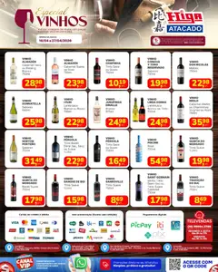Higa Atacado ofertas Especial de Vinhos - Pré-Visualização do folheto da loja Higa Atacado, válido de 16.04.2026