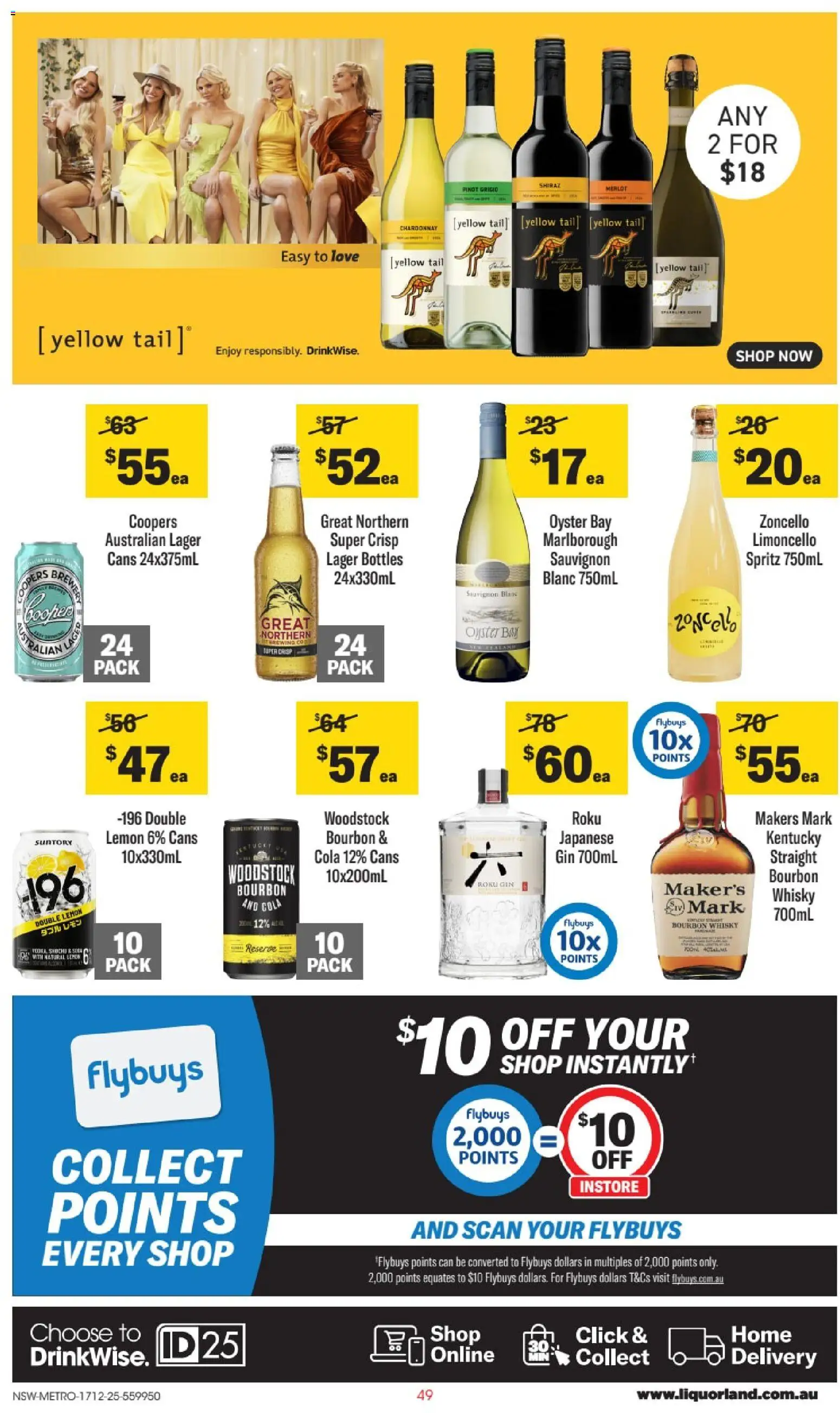 Liquorland catalogue - valid from 17.12.2025 | Page: 2 | Products: Bourbon, Gin, Lemon