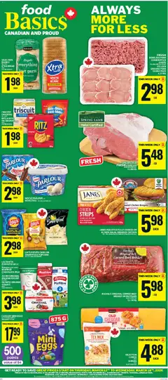 Preview of Food Basics weekly flyer - Ajax from shop Food Basics valid from 12.03.2026