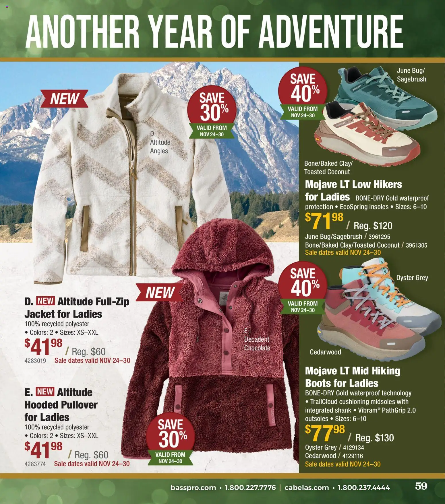 Cabela's Christmas Gift Guide 25 - valid from 01.11.2025 | Page: 59 | Products: Chocolate, Jacket, Boots