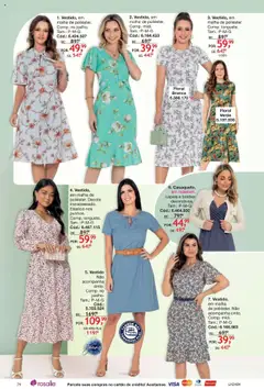 Quatro Estações - Catálogo 10-11-12 - Pré-Visualização do folheto da loja Quatro Estações, válido de 01.10.2025 | Página: 74 | Produtos: Vestido