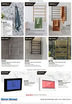 Preview of Harvey Norman Enhance Everyday Comfort Bathroom Catalogue - valid from 04.12.2025 | Page: 8 | Products: Landscape, Accessories, Screen, Bathroom