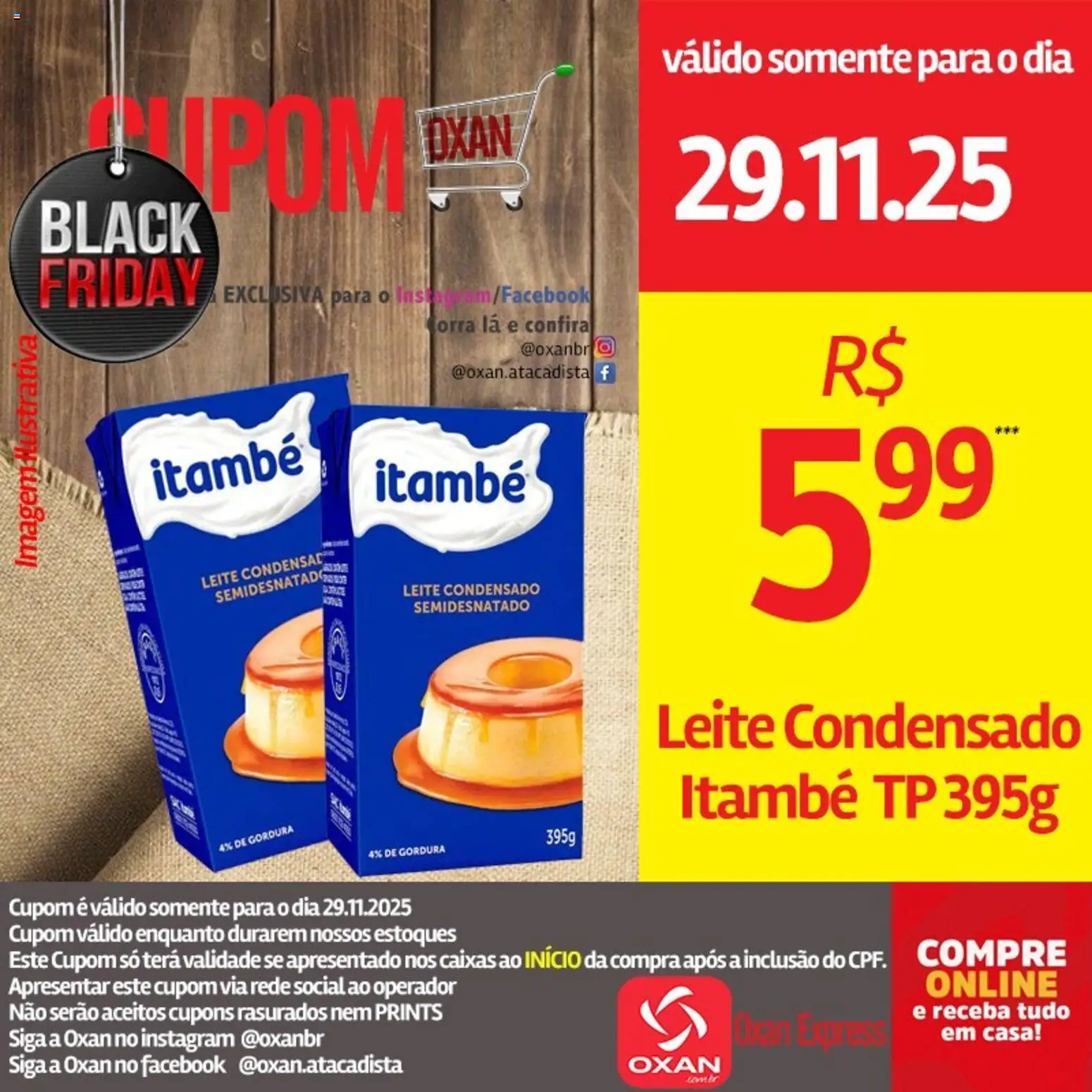 Oxan Atacadista Folheto - válido de 29.11.2025 | Página: 18 | Produtos: Leite, Leite condensado