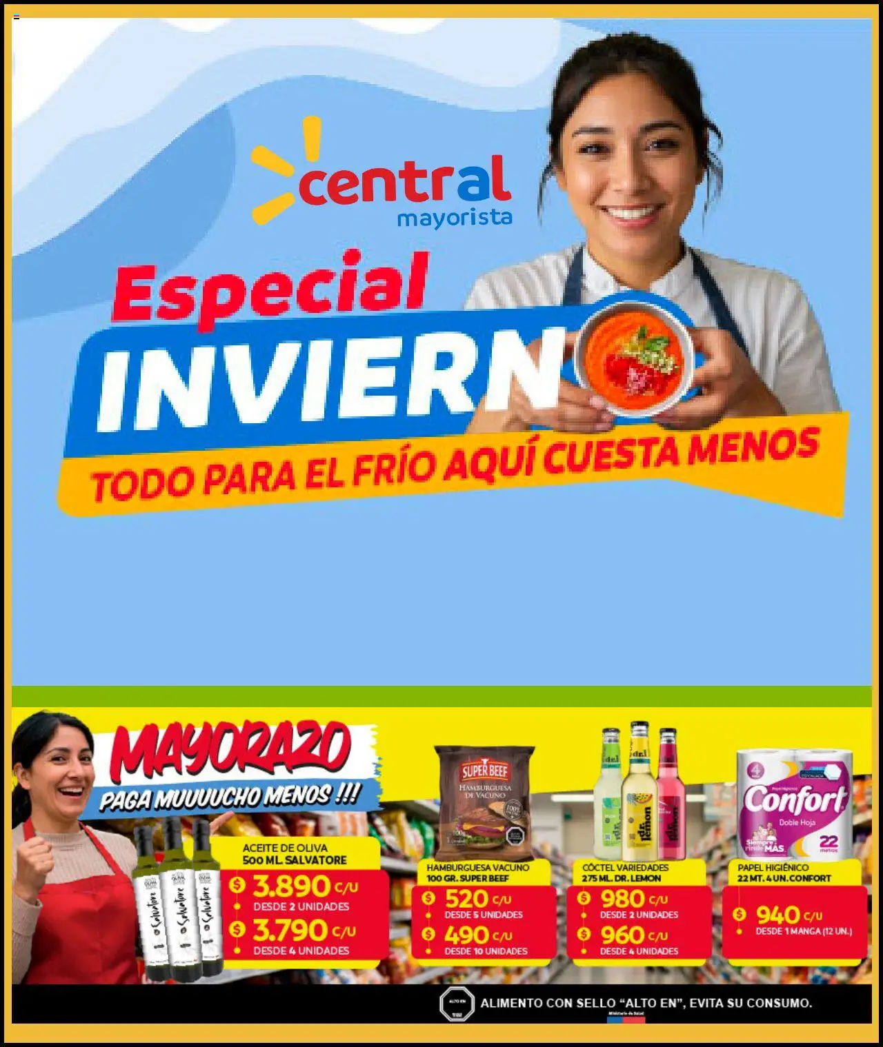 Central Mayorista ofertas  │ válido desde el 15.06.2025 | Página: 1 | Productos: Oliva, Manga, Papel higiénico, Aceite