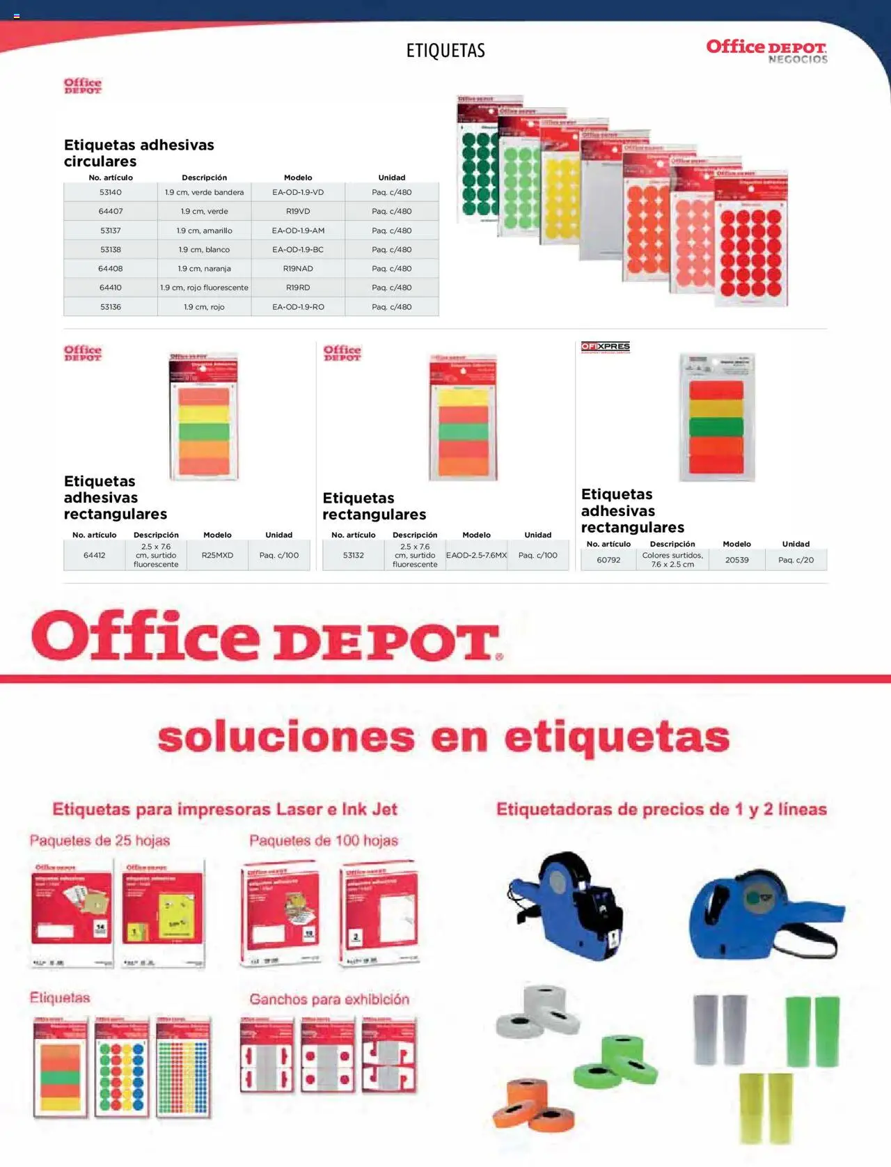 Nuevas ofertas de Office Depot válidas en toda la República Mexicana desde el 09.01.2025. ¡Encuentra las mejores ofertas en Office Depot catálogo 2025! | Página: 65