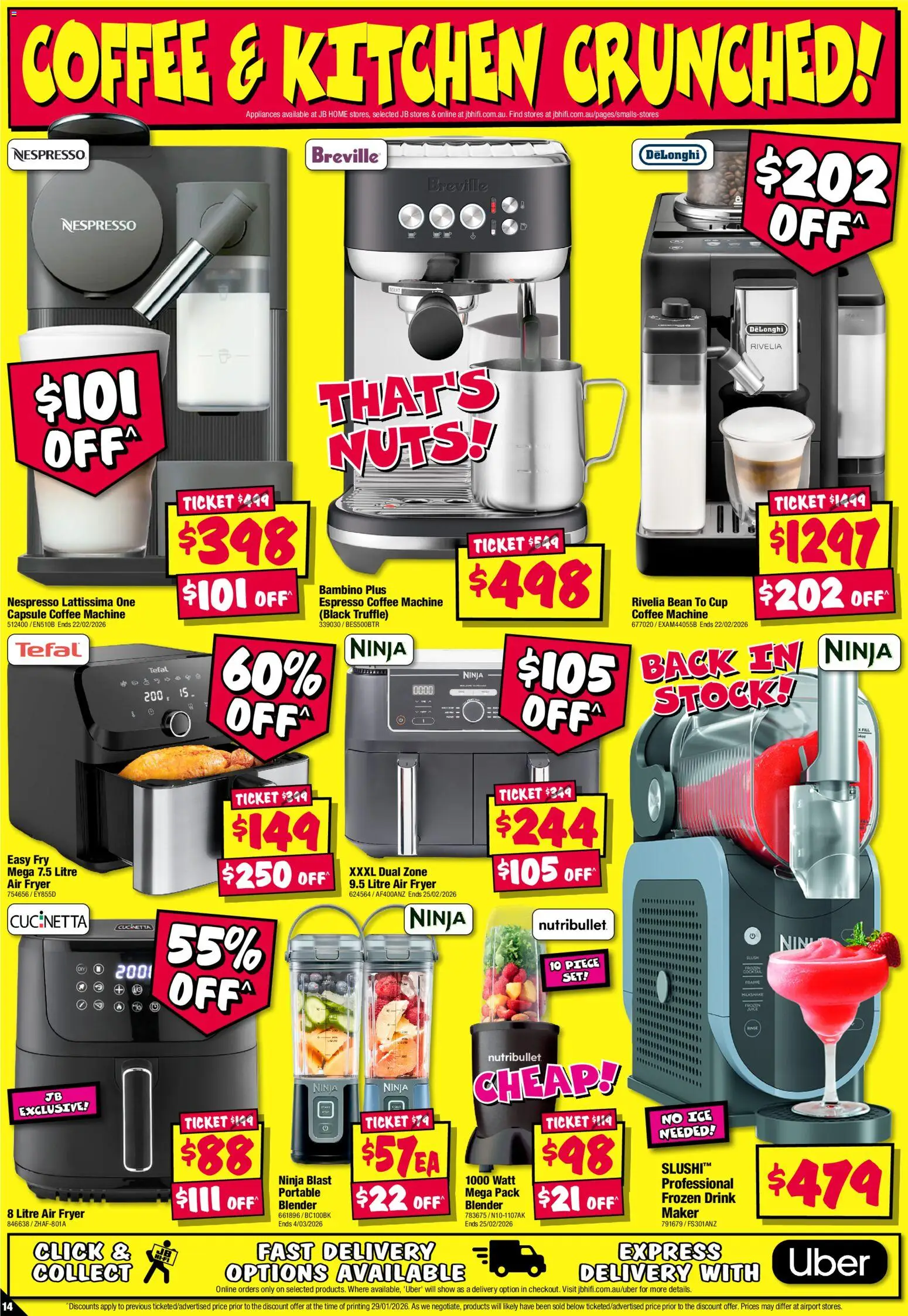 JB Hi-Fi catalogue - valid from 12.02.2026 | Page: 14 | Products: Coffee, Nuts, Blender, Portable
