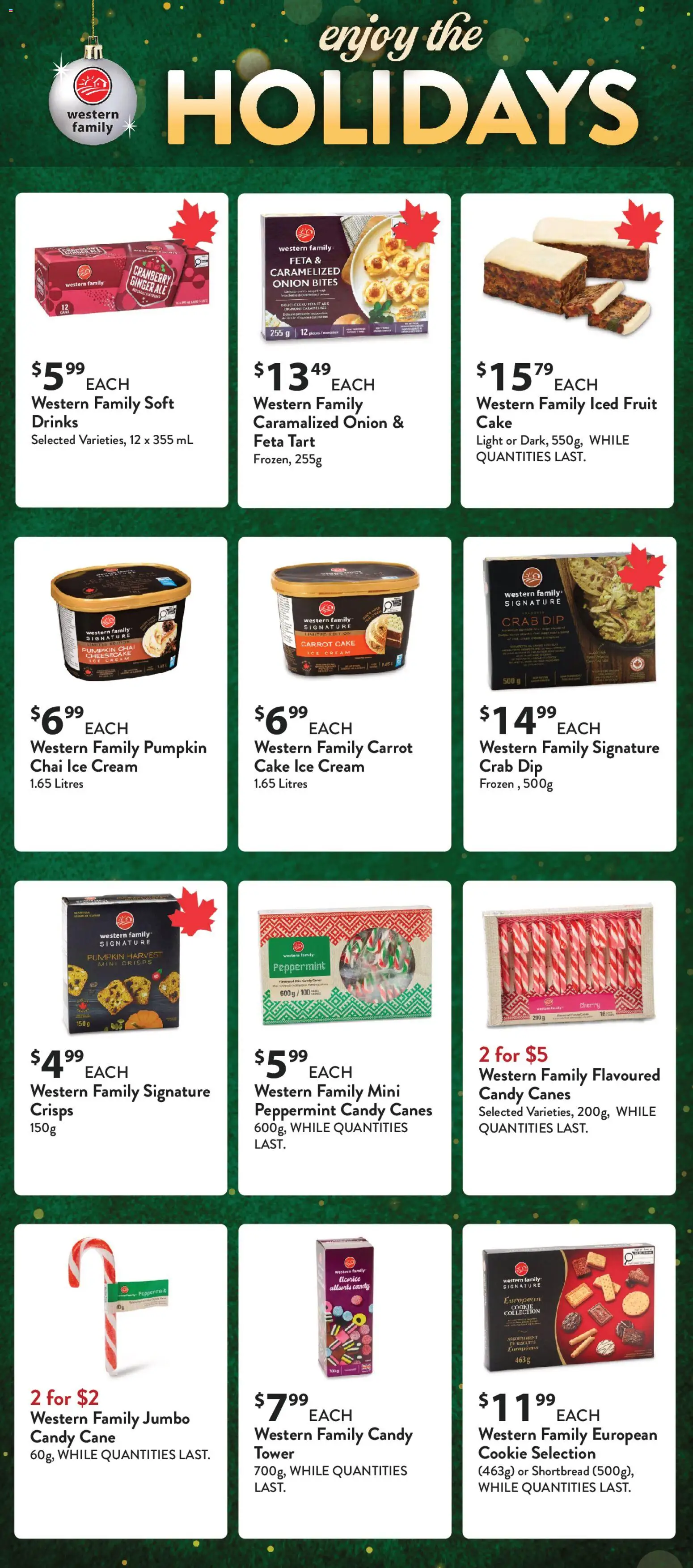 Save on foods flyer valid from 20.11.2025 | Page: 13 | Products: Carrot, Cream, Ice cream, Pumpkin