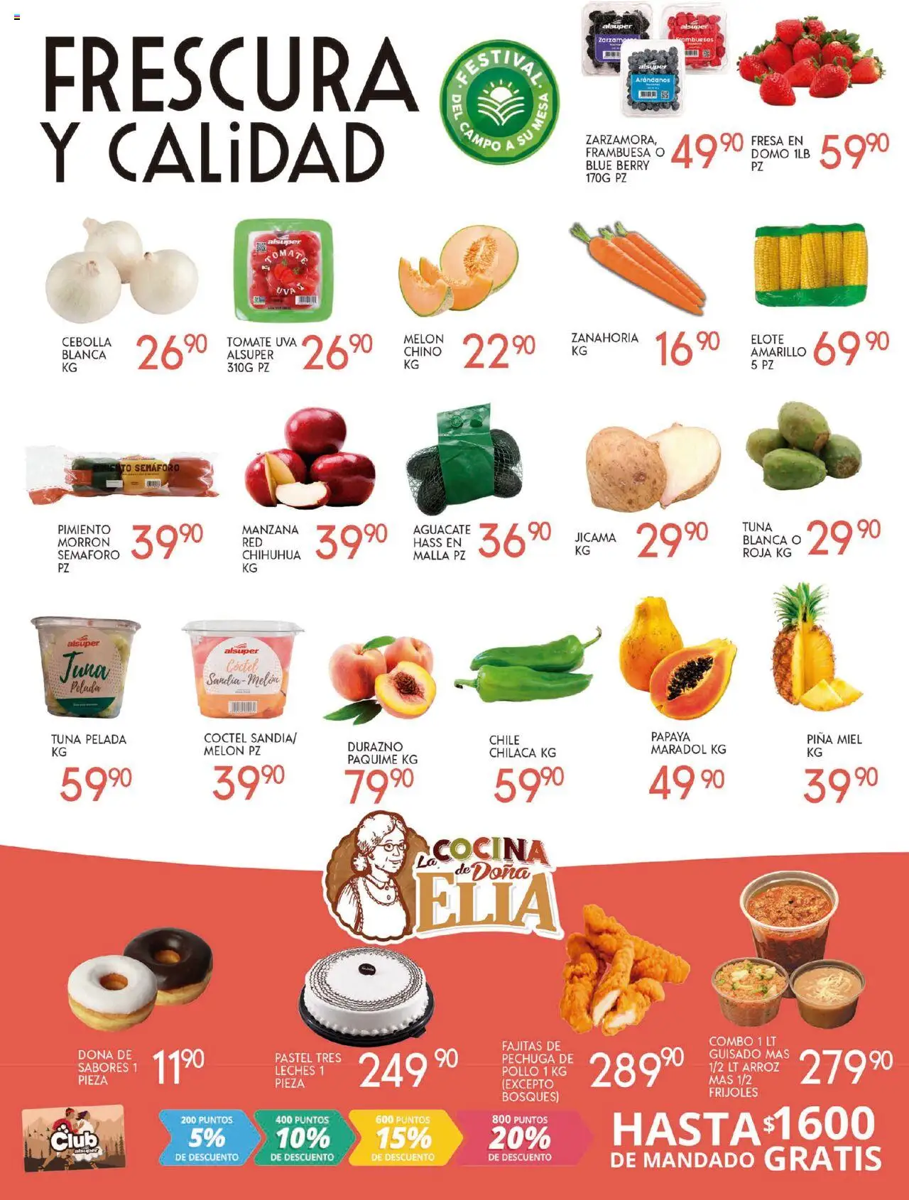 Nuevas ofertas de Alsuper válidas en toda la República Mexicana desde el 30.09.2025. ¡Encuentra las mejores ofertas en Alsuper - Folleto! | Página: 2 | Productos: Tomate, Manzana, Arroz, Zanahoria
