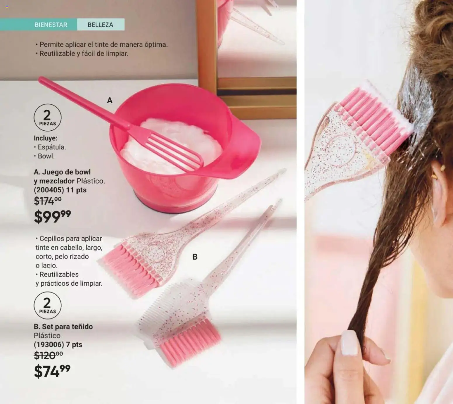 Nuevas ofertas de AVON válidas en toda la República Mexicana desde el 28.11.2025. ¡Encuentra las mejores ofertas en AVON Casa & Estilo 18 2025! | Página: 108 | Productos: Espátula, Juego, Mezclador, Bowl