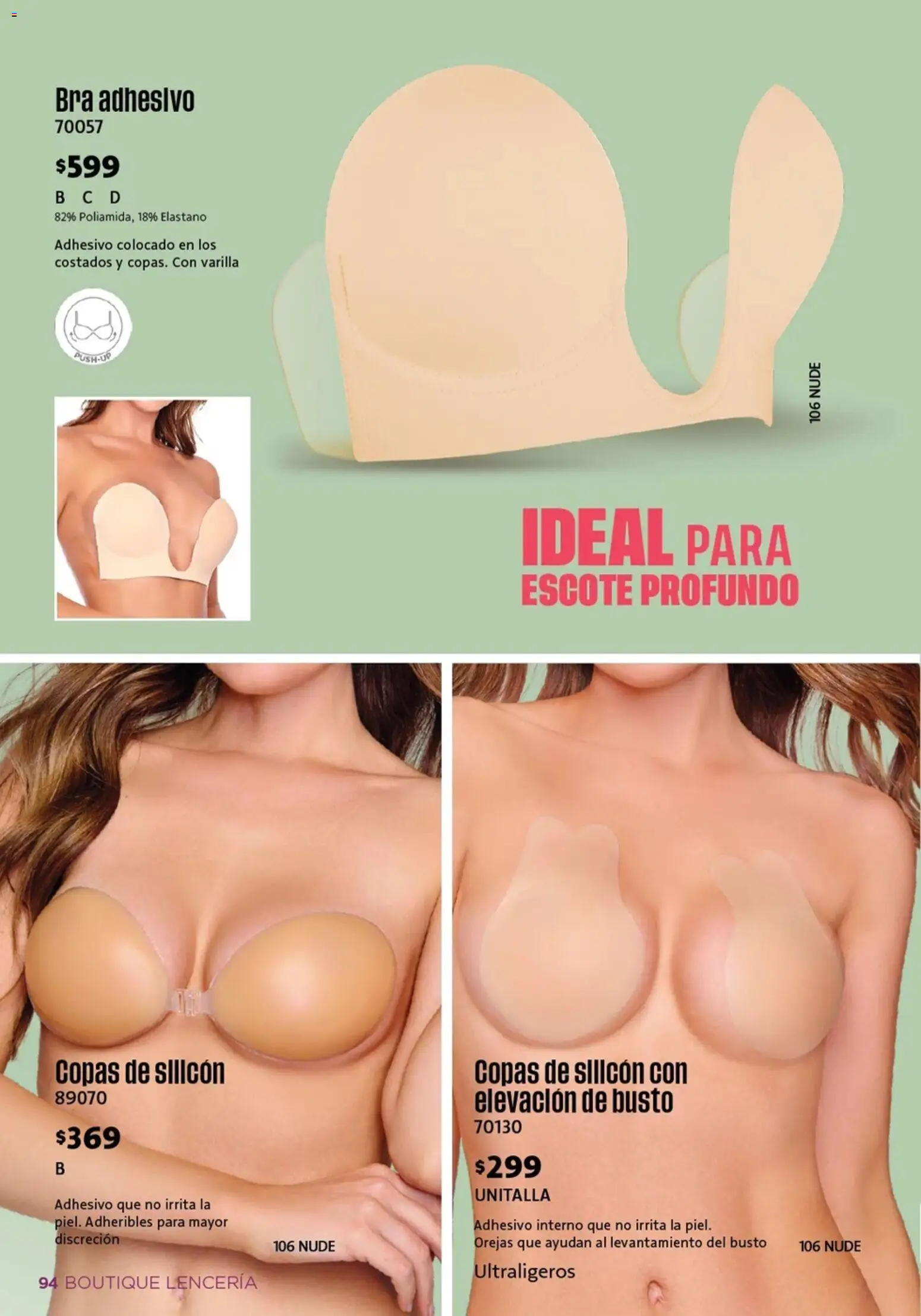 Nuevas ofertas de Ilusión válidas en toda la República Mexicana desde el 01.03.2026. ¡Encuentra las mejores ofertas en Ilusión catálogo Primavera! | Página: 96 | Productos: Lenceria