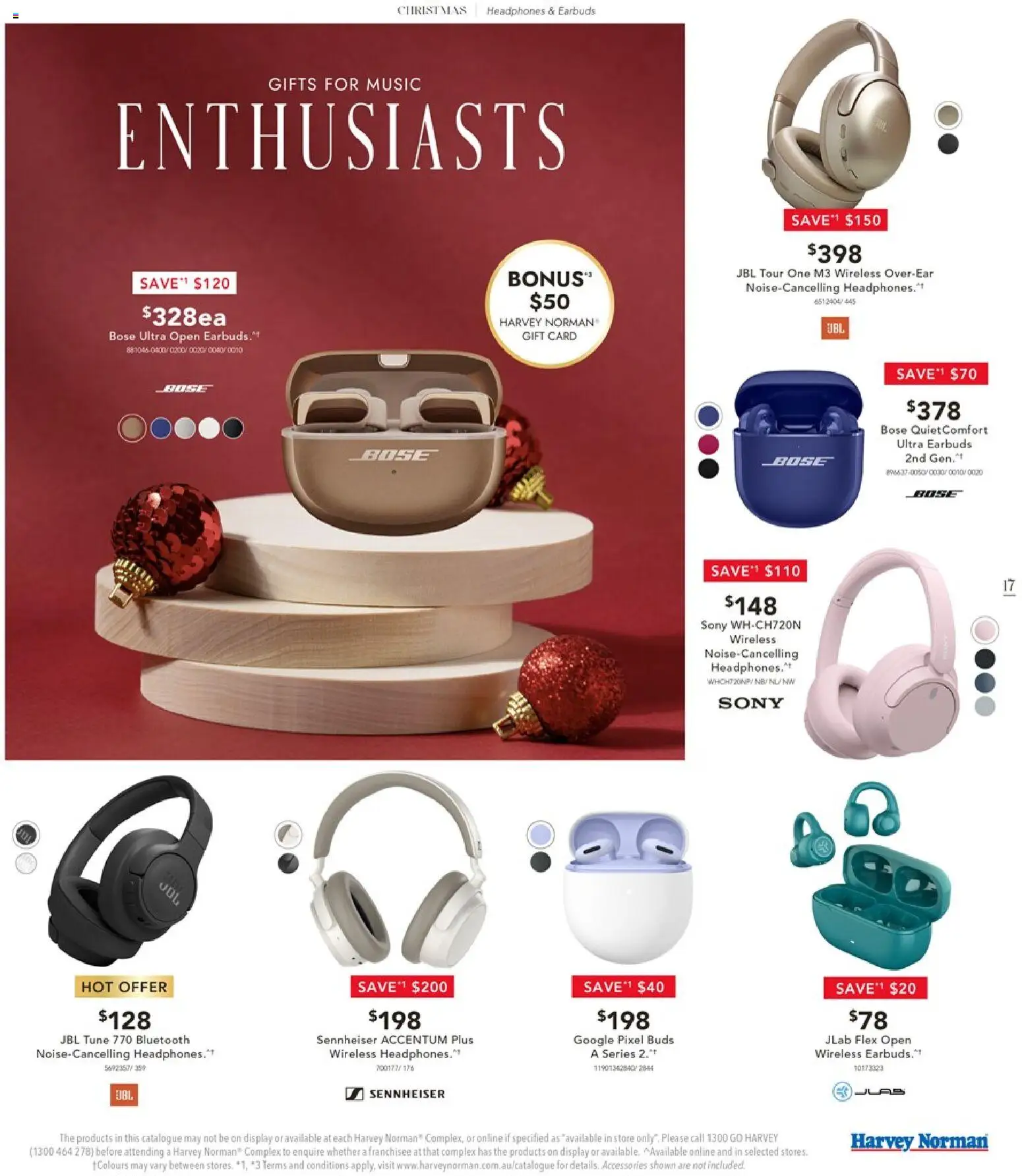 Harvey Norman catalogue - valid from 16.12.2025 | Page: 17 | Products: Accessories, Headphones