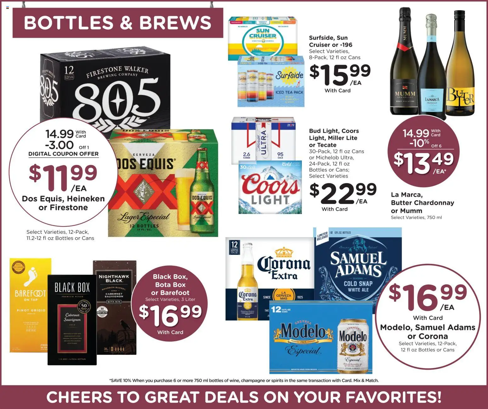 Fry's Food Weekly Ad - valid from 11.03.2026 | Page: 11 | Products: Box, Butter, Tea, Bourbon