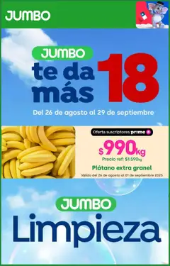 Jumbo ofertas  válido desde el 26.08.2025
