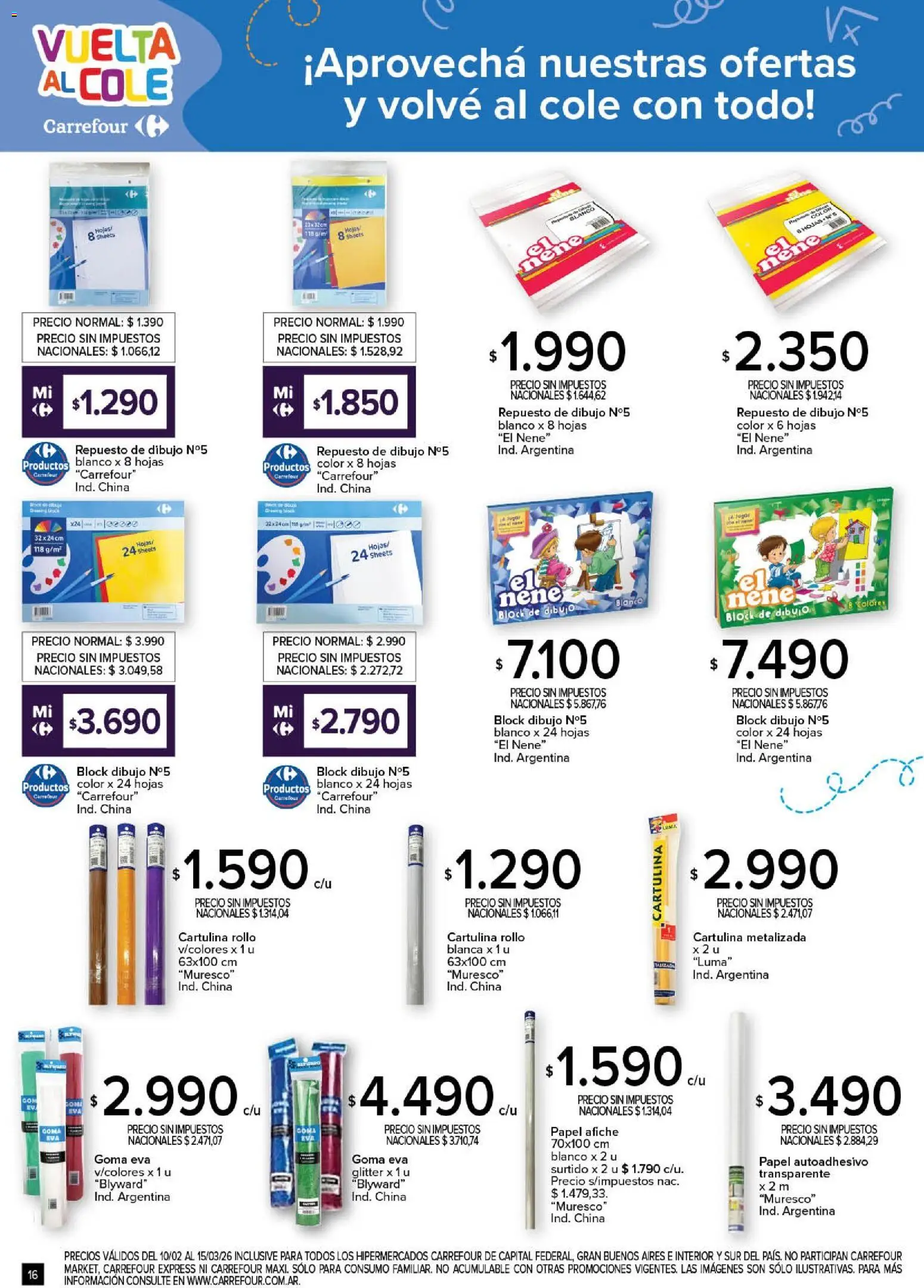 Carrefour - Vuelta al Cole  │ válido desde el 10.02.2026 | Página: 16 | Productos: Glitter