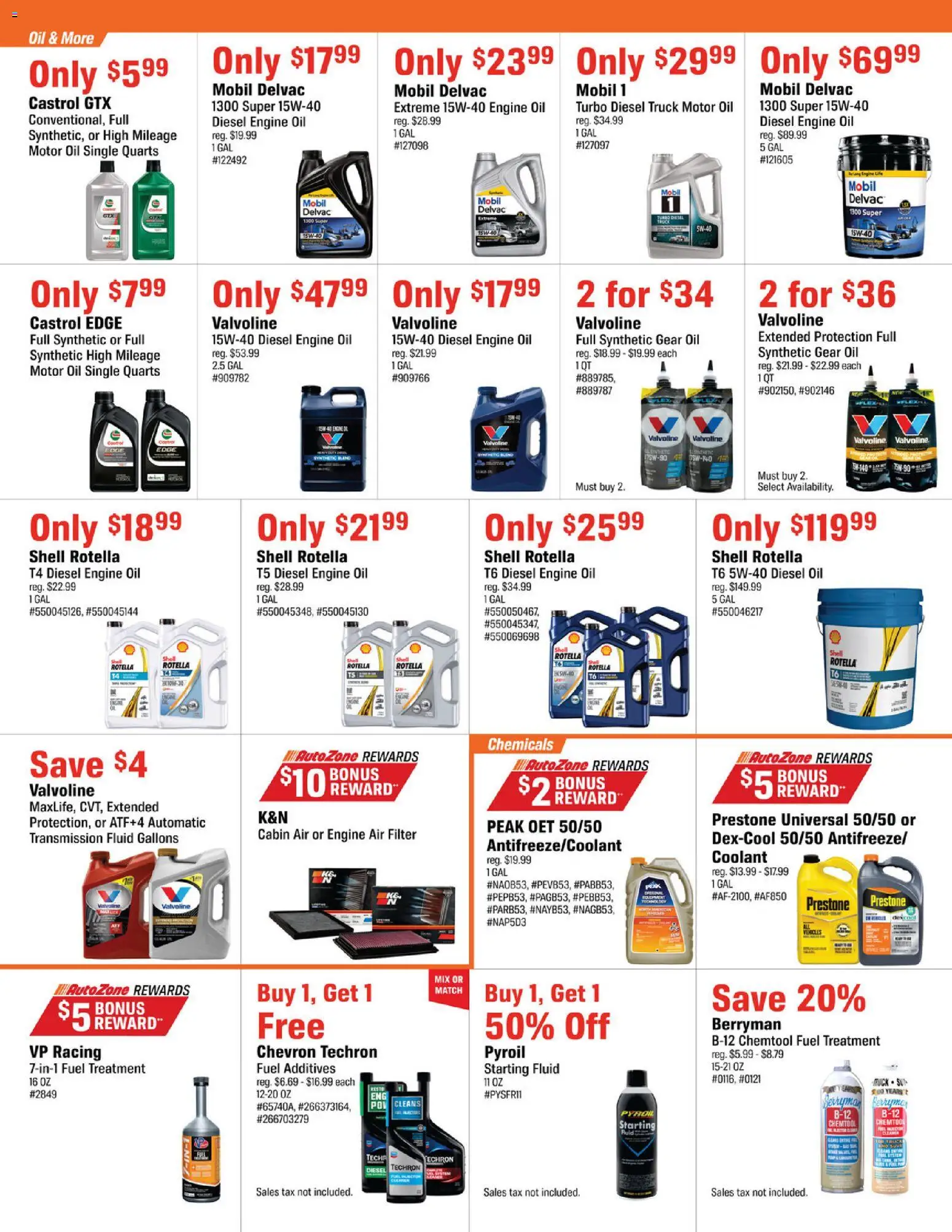 Nuevas ofertas de AutoZone válidas en toda la República Mexicana desde el 18.11.2025. ¡Encuentra las mejores ofertas en AutoZone catálogo Bundle & Save ! | Página: 2 | Productos: Sales