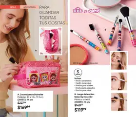 Nuevas ofertas de AVON válidas en toda la República Mexicana desde el 13.09.2025. ¡Encuentra las mejores ofertas en B. Juego de brochas Make Up Distroller, Plástico y metal. (200355) 10 pts! | Página: 136 | Productos: Cepillo, Juego