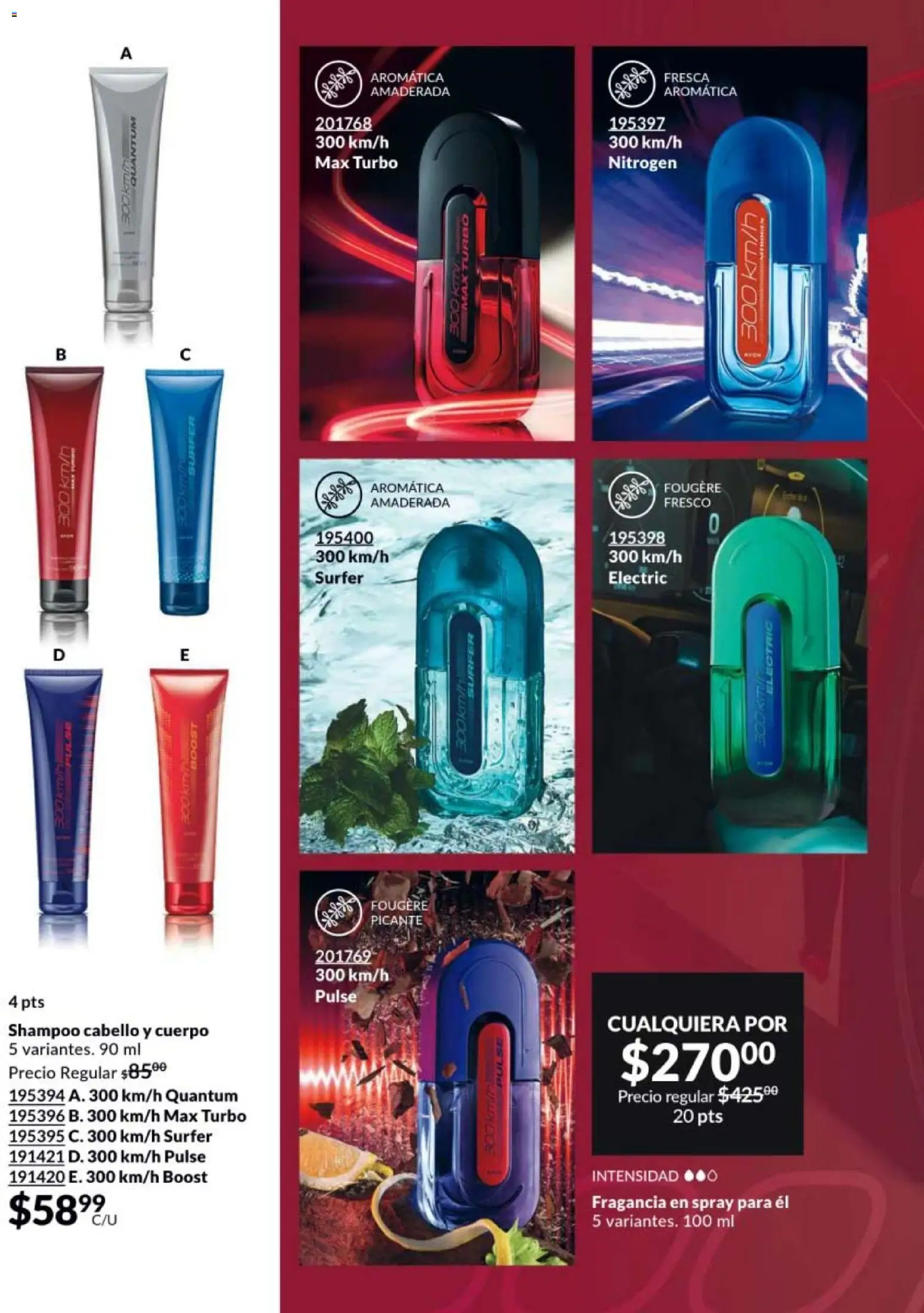 Nuevas ofertas de AVON válidas en toda la República Mexicana desde el 13.03.2026. ¡Encuentra las mejores ofertas en AVON campaña 5 2026! | Página: 104 | Productos: Fragancia