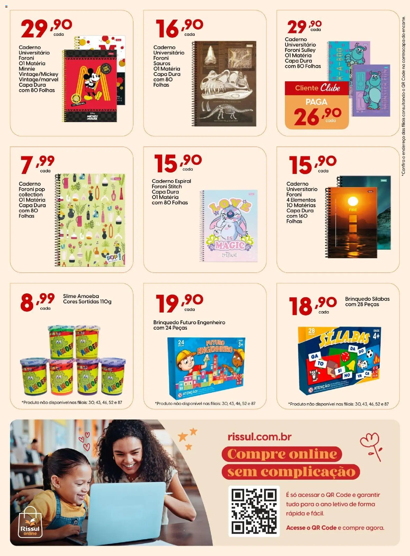 Rissul Folheto - válido de 23.10.2026 | Página: 5 | Produtos: Slime, Caderno