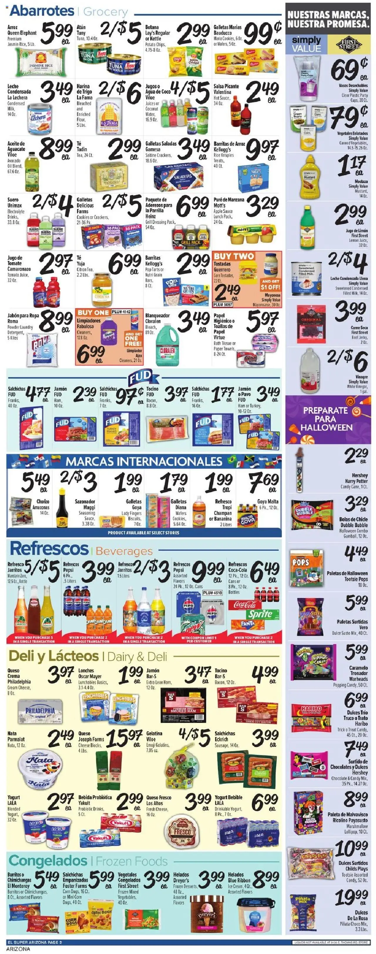 El Super Weekly Ad - AK - valid from 15.10.2025 | Page: 2 | Products: Cheese, Oil, Lemon, Grill