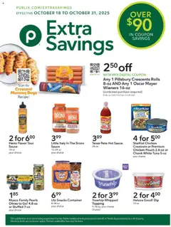 Preview of Publix weekly ads valid from 18.10.2025