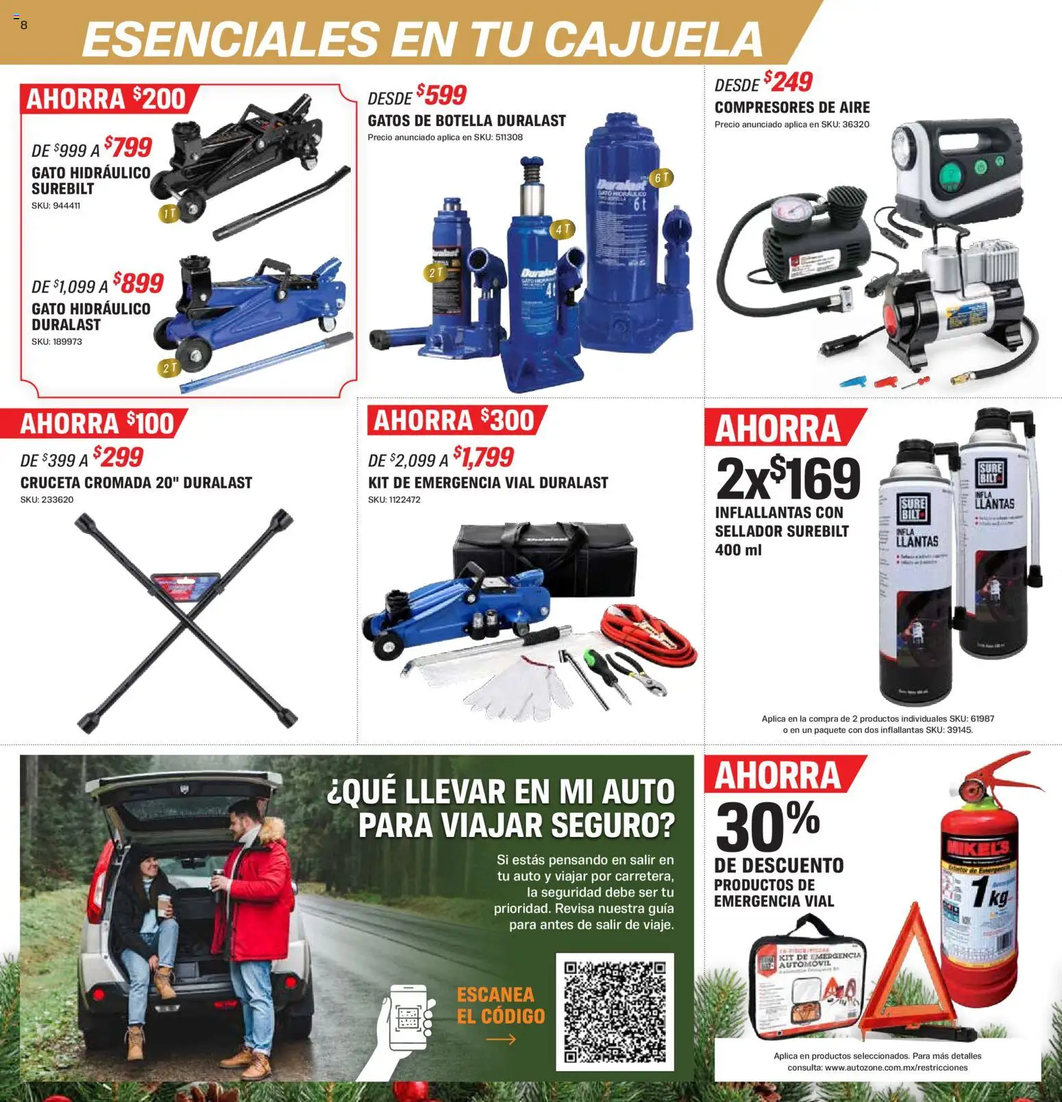 Nuevas ofertas de AutoZone válidas en toda la República Mexicana desde el 23.11.2025. ¡Encuentra las mejores ofertas en AutoZone catálogo! | Página: 8