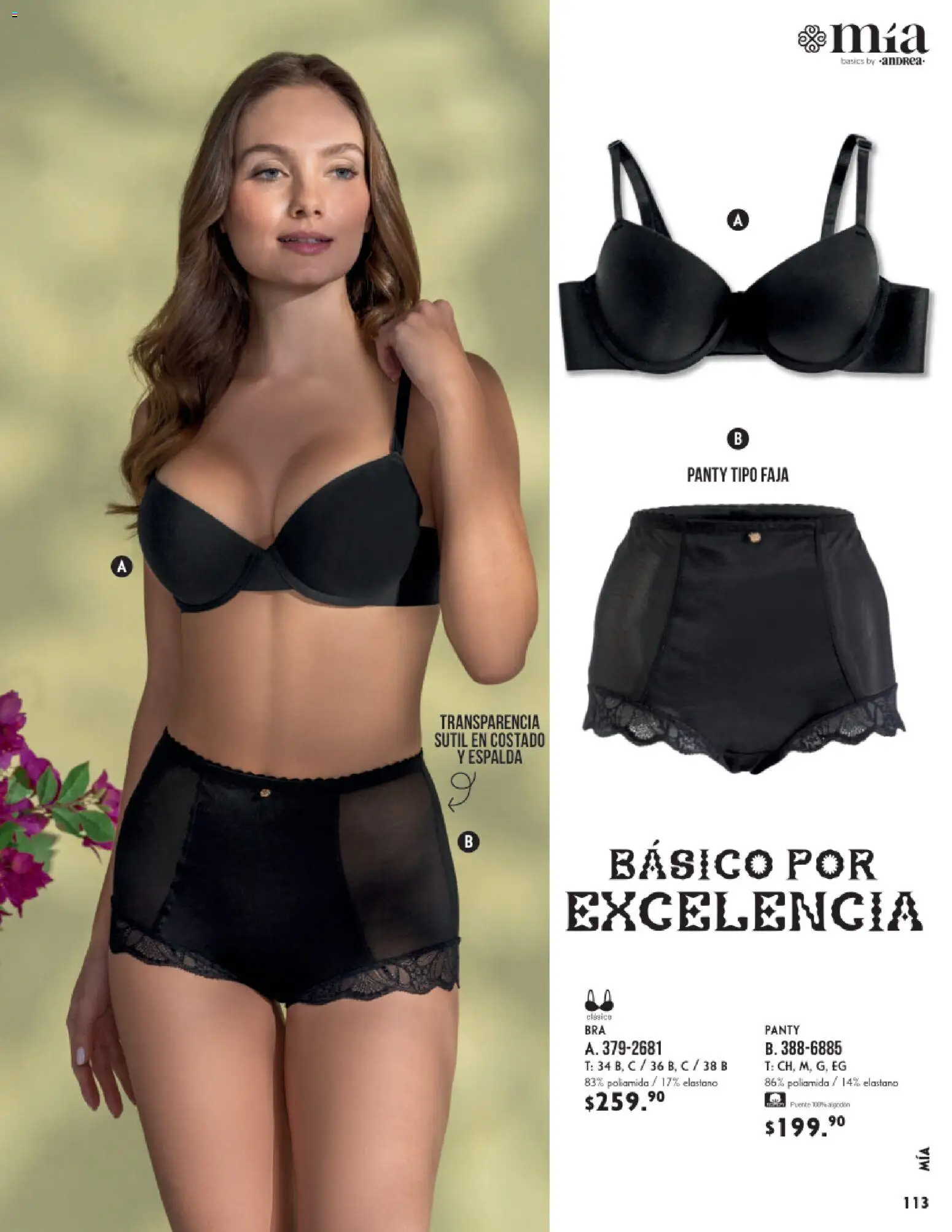 Nuevas ofertas de Andrea válidas en toda la República Mexicana desde el 25.01.2026. ¡Encuentra las mejores ofertas en Andrea catálogo Lencería & vestir interior! | Página: 9 | Productos: Algodón, Faja