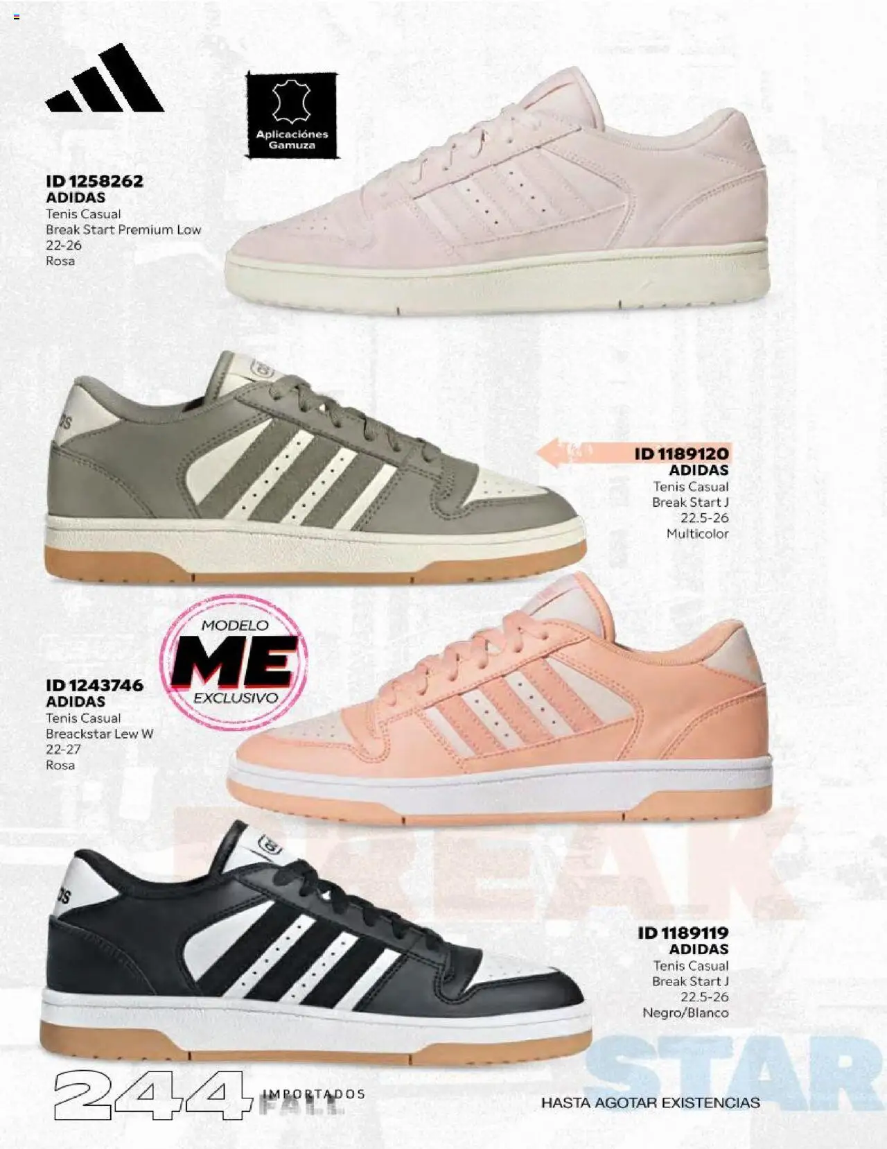 Nuevas ofertas de Price Shoes válidas en toda la República Mexicana desde el 18.10.2025. ¡Encuentra las mejores ofertas en Price Shoes catálogo Fall Importados segunda! | Página: 244 | Productos: Tenis, Gamuza