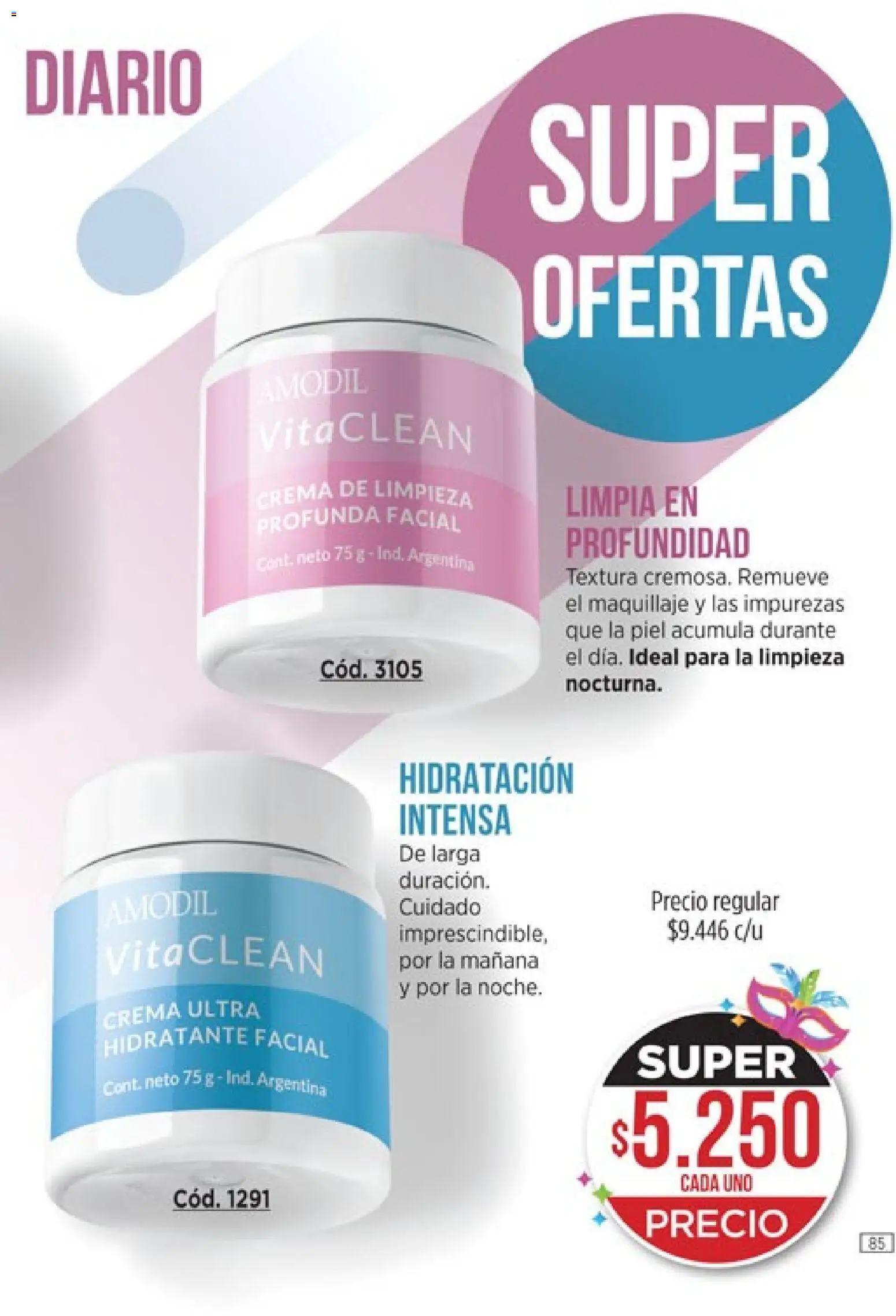 Catálogo Amodil Campaña 3 │ válido desde el 01.03.2026 | Página: 85 | Productos: Maquillaje, Crema de limpieza, Crema