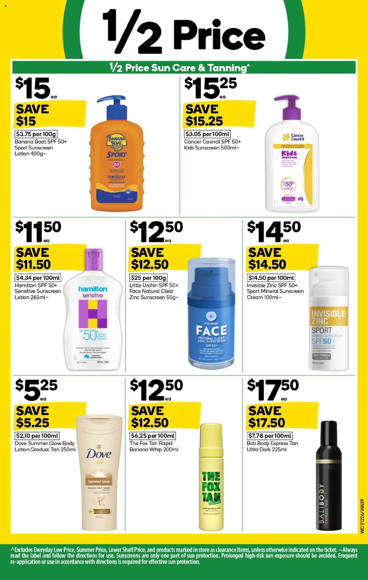 Woolworths catalogue - valid from 17.12.2025 | Page: 39 | Products: Shelf, Lotion, Water, Zinc