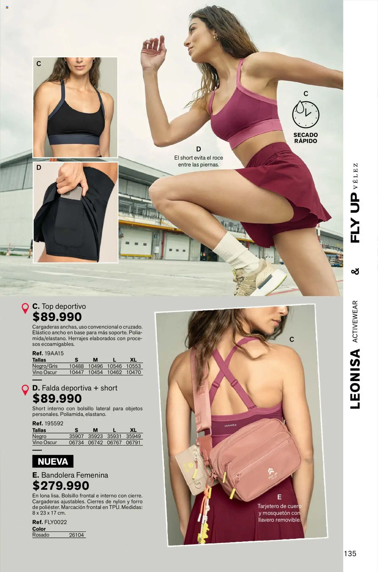 Leonisa revista - valida desde el 04.08.2025 | Página: 135 | Productos: Llavero, Lona, Top, Vino