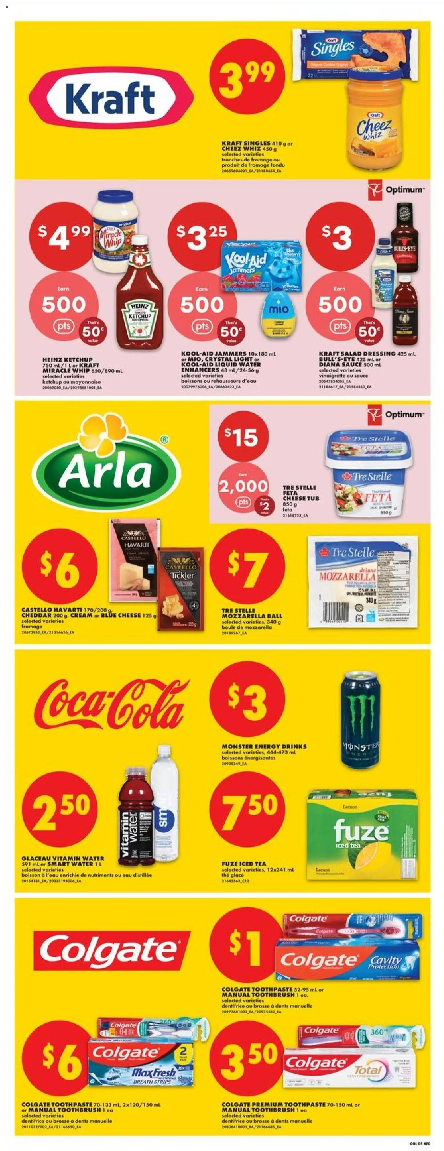 No Frills flyer valid from 02.04.2026 | Page: 9 | Products: Tea, Ketchup, Toothpaste, Cheese
