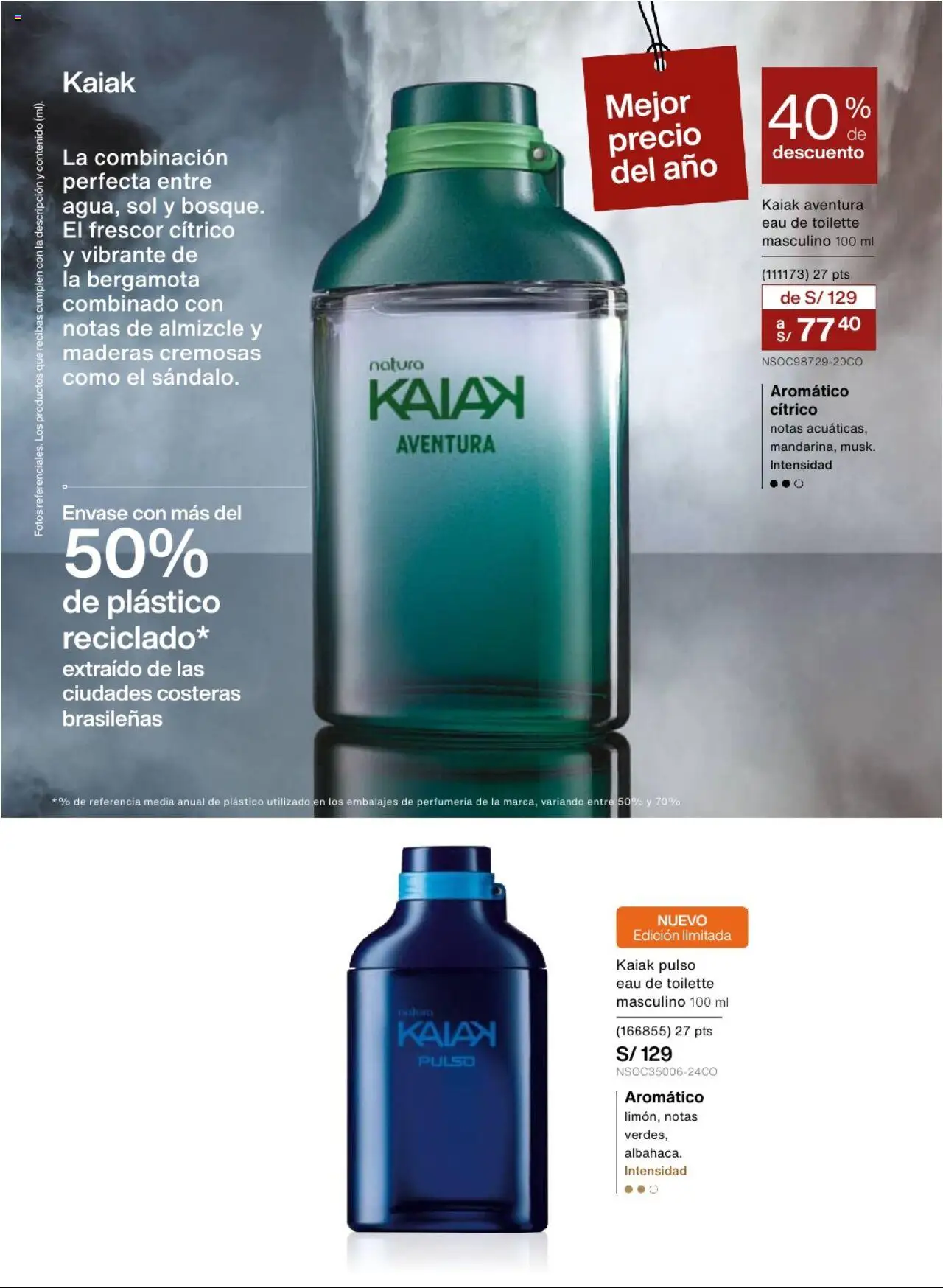 Catálogo Natura válido desde 13.08.2025 | Página: 40 | Productos: EAU de Toilette