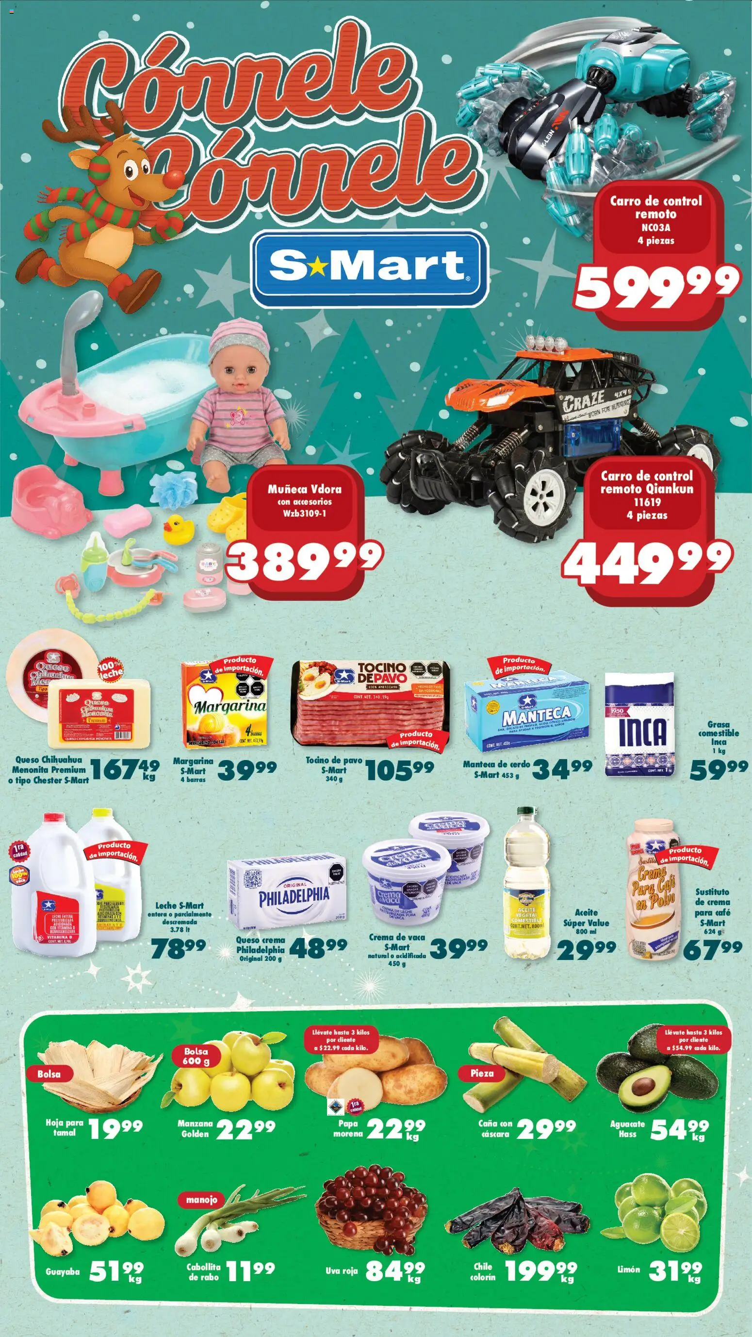 Nuevas ofertas de S-Mart válidas en toda la República Mexicana desde el 12.12.2025. ¡Encuentra las mejores ofertas en S-Mart folleto Reynosa! | Página: 2 | Productos: Limón, Aceite, Aguacate, Polvo