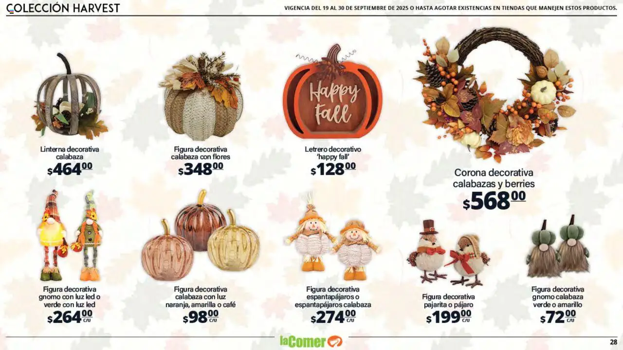 Nuevas ofertas de La Comer válidas en toda la República Mexicana desde el 19.09.2025. ¡Encuentra las mejores ofertas en La Comer - Folleto! | Página: 28 | Productos: Linterna, Café
