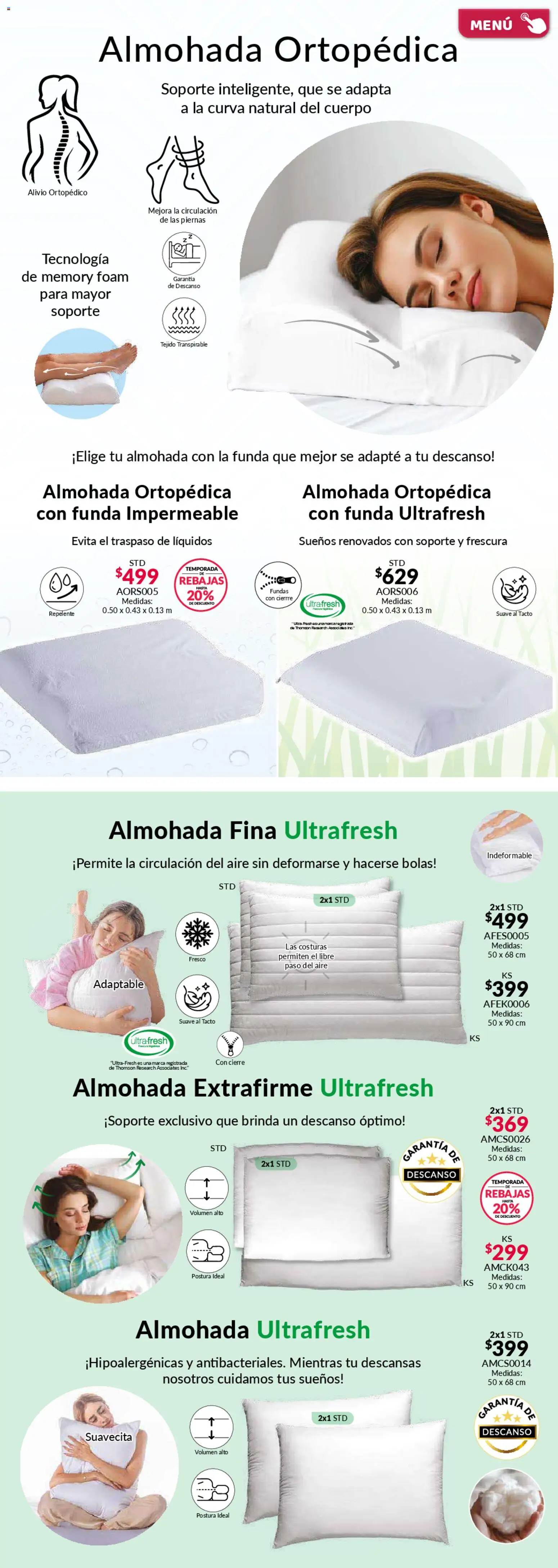Nuevas ofertas de Colchas Concord válidas en toda la República Mexicana desde el 01.02.2026. ¡Encuentra las mejores ofertas en Colchas Concord catálogo! | Página: 99 | Productos: Funda, Repelente, Almohada