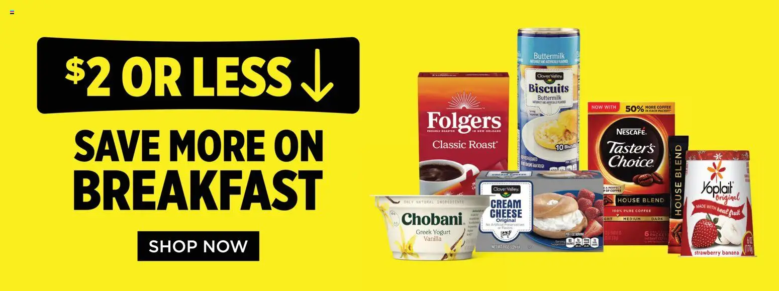 Dollar General Weekly Ad - valid from 22.02.2026 | Page: 5 | Products: Cheese, Yogurt, Coffee, Cream