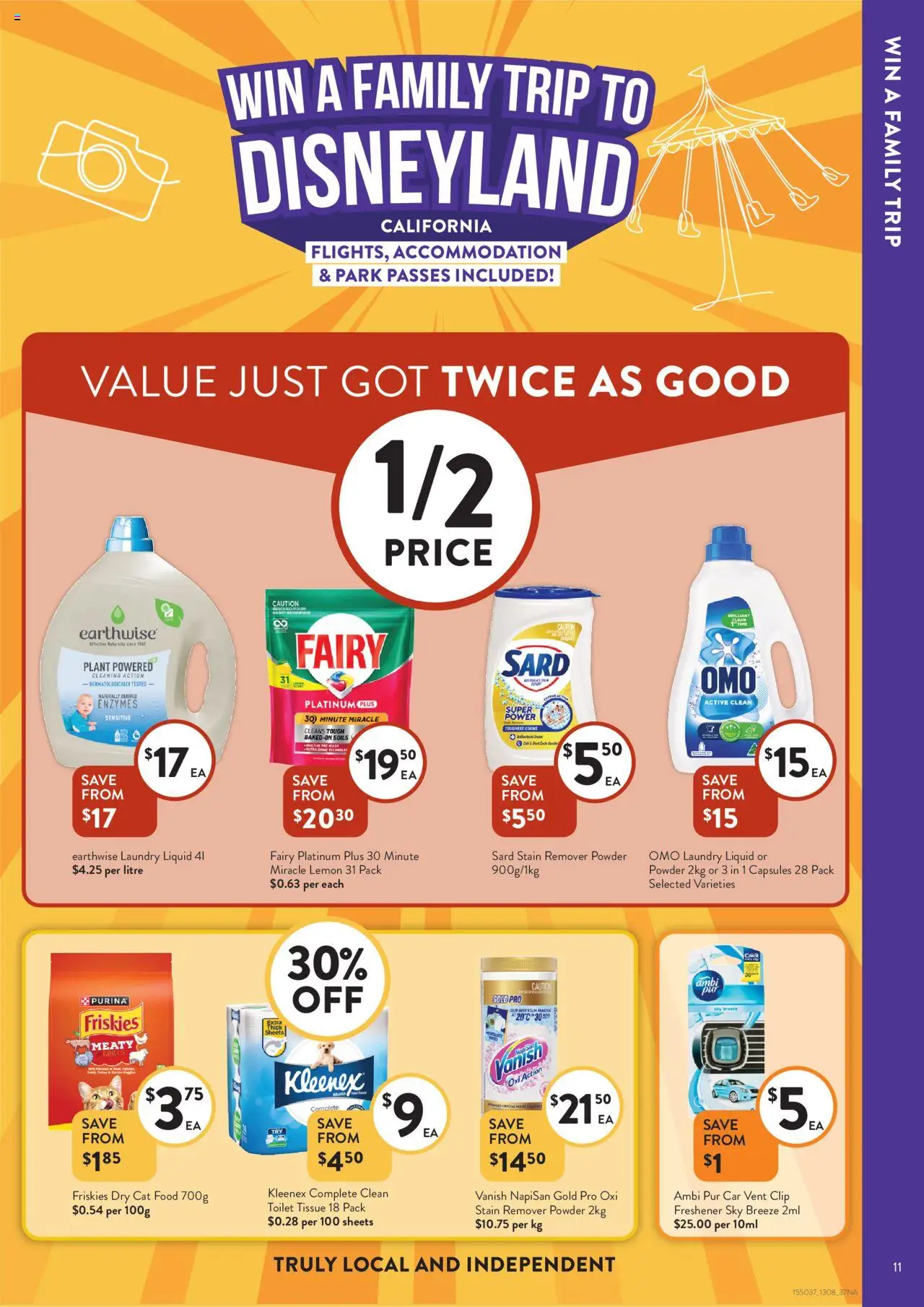 Foodworks catalogue - valid from 13.08.2025 | Page: 11 | Products: Toilet, Powder, Plant, Lemon