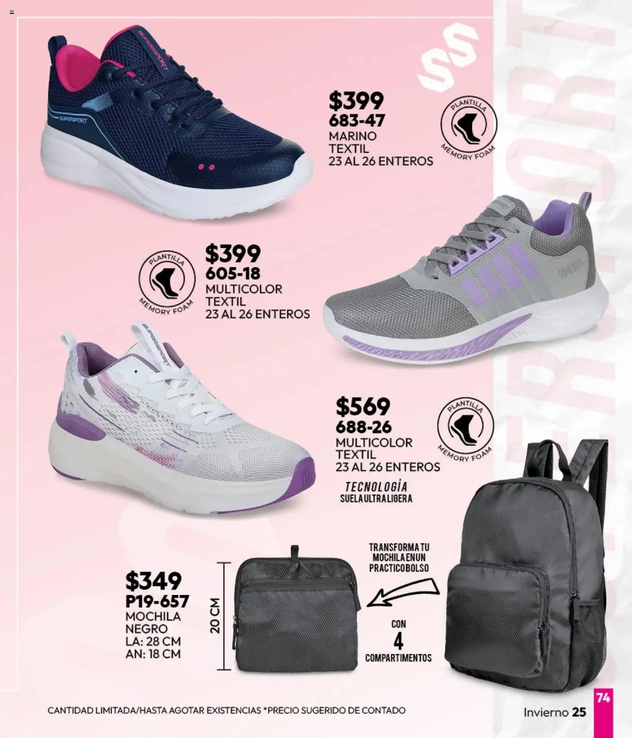 Nuevas ofertas de Cklass válidas en toda la República Mexicana desde el 16.09.2025. ¡Encuentra las mejores ofertas en Cklass - Catálogo Invierno Urban! | Página: 145 | Productos: Mochila