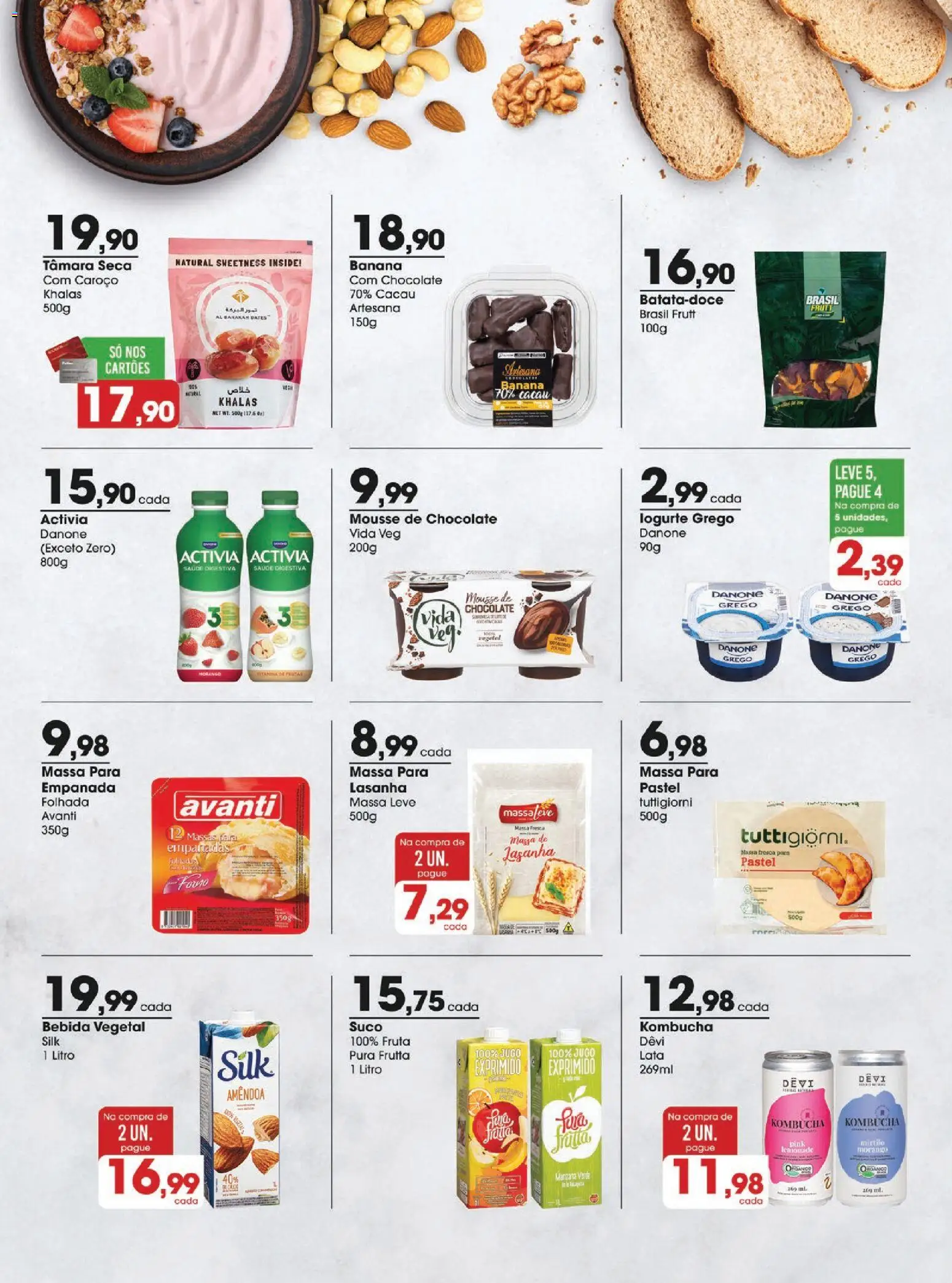Zaffari Folheto - válido de 03.02.2026 | Página: 8 | Produtos: Mirtilo, Iogurte, Massa, Lasanha