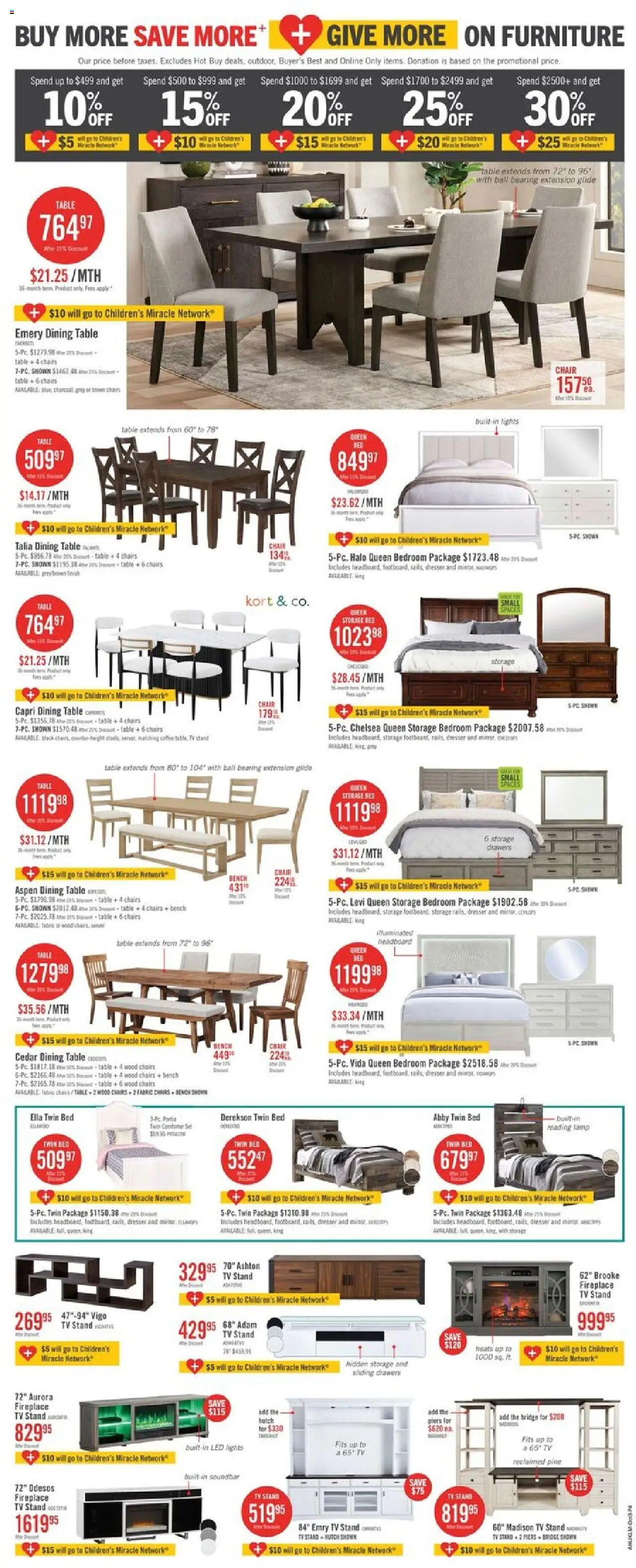 The Brick flyer valid from 30.09.2025 | Page: 9 | Products: Tv, Chair, Lamp, Coffee