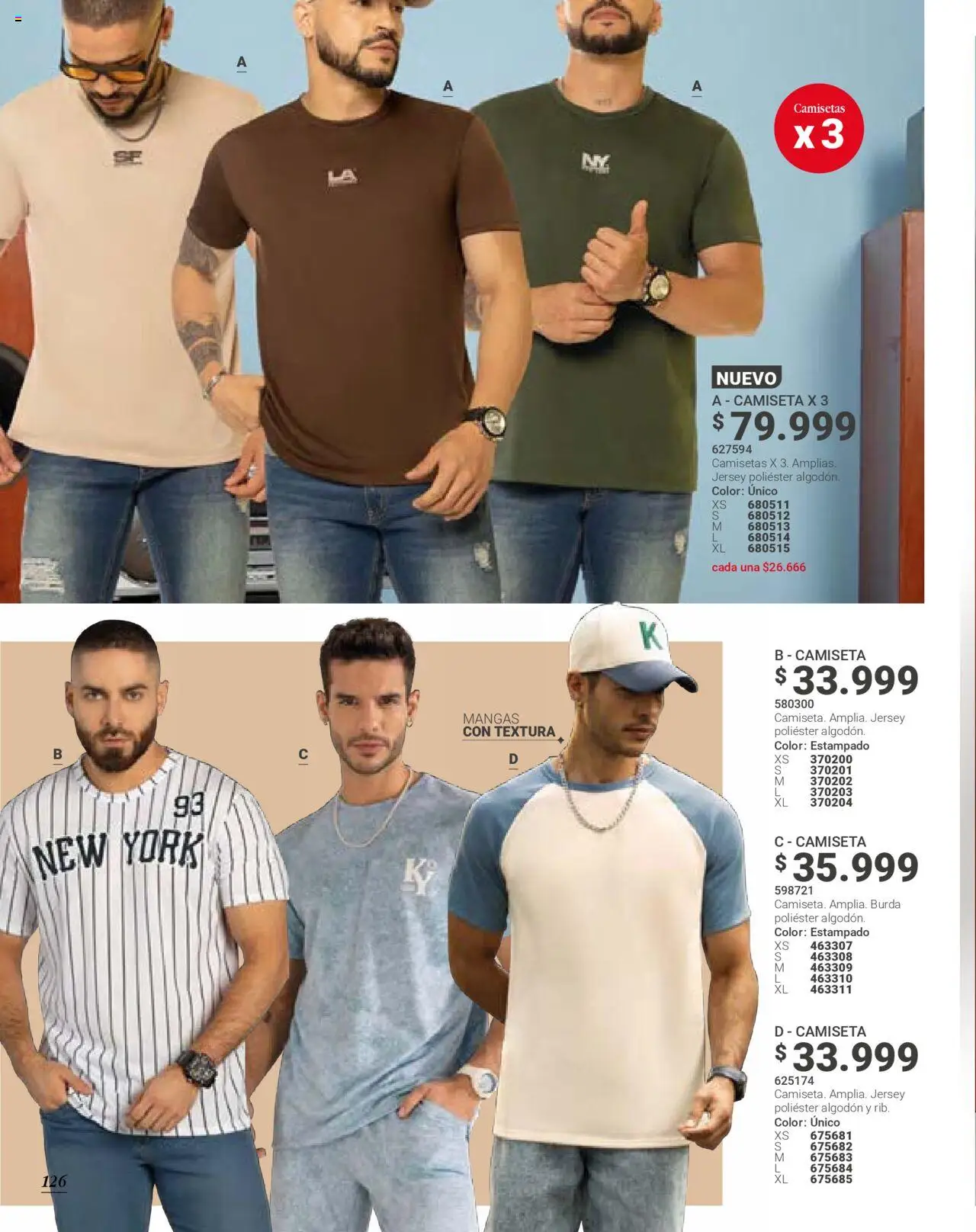 Carmel revista - valida desde el 01.09.2025 | Página: 129 | Productos: Algodón, Camiseta