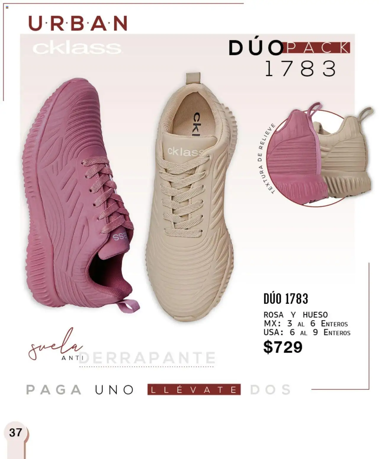 Nuevas ofertas de Cklass válidas en toda la República Mexicana desde el 16.09.2025. ¡Encuentra las mejores ofertas en Cklass - Catálogo Invierno Sportbrands! | Página: 275
