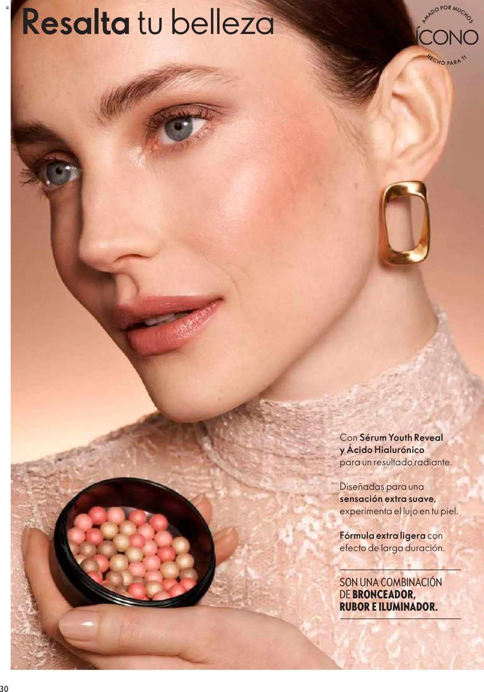 Oriflame revista - valida desde el 15.11.2025 | Página: 30 | Productos: Rubor, Serum, Combinación