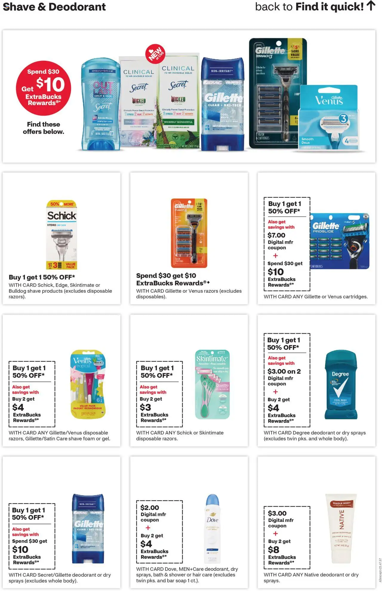 CVS Pharmacy Weekly Ad - NJ - valid from 19.10.2025 | Page: 16 | Products: Antiperspirant, Cream, Bar Soap, Case