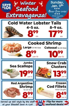 Preview of Save a Lot weekly ads valid from 11.01.2026