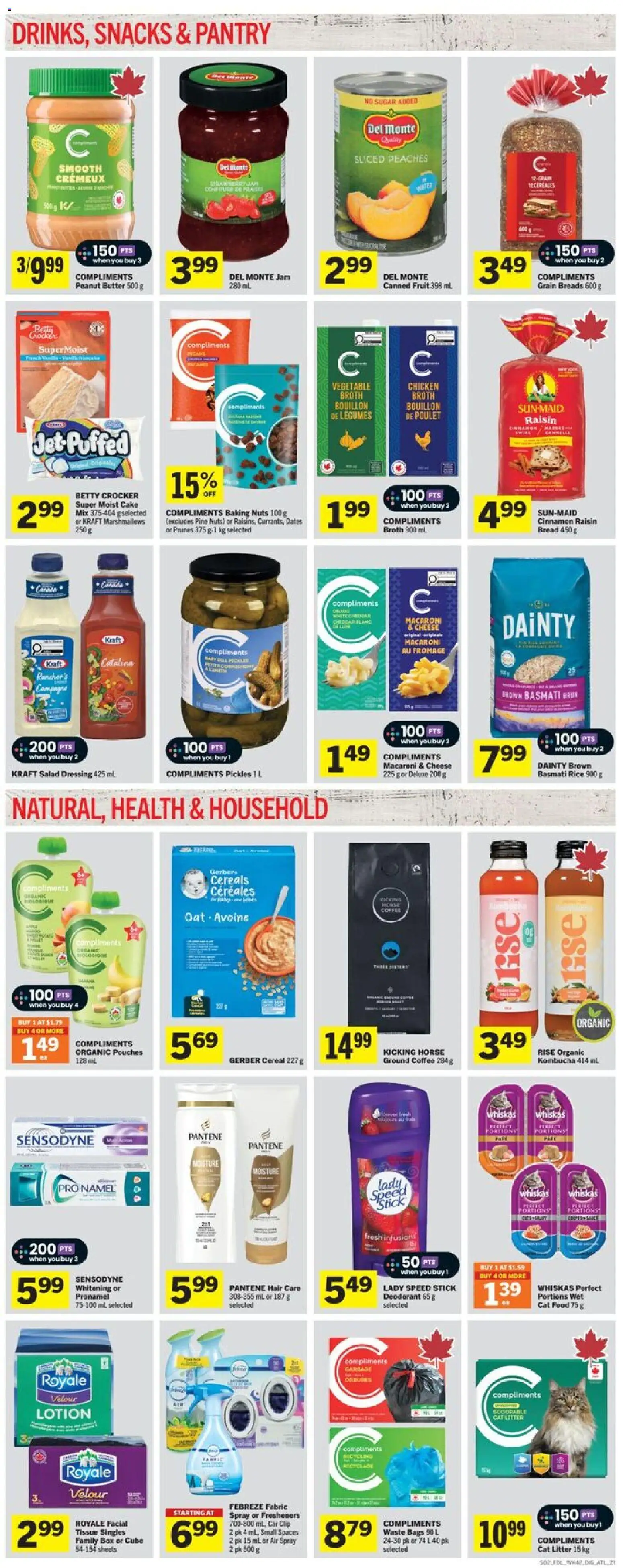 Foodland flyer valid from 12.02.2026 | Page: 6 | Products: Cereals, Nuts, Coffee, Chicken