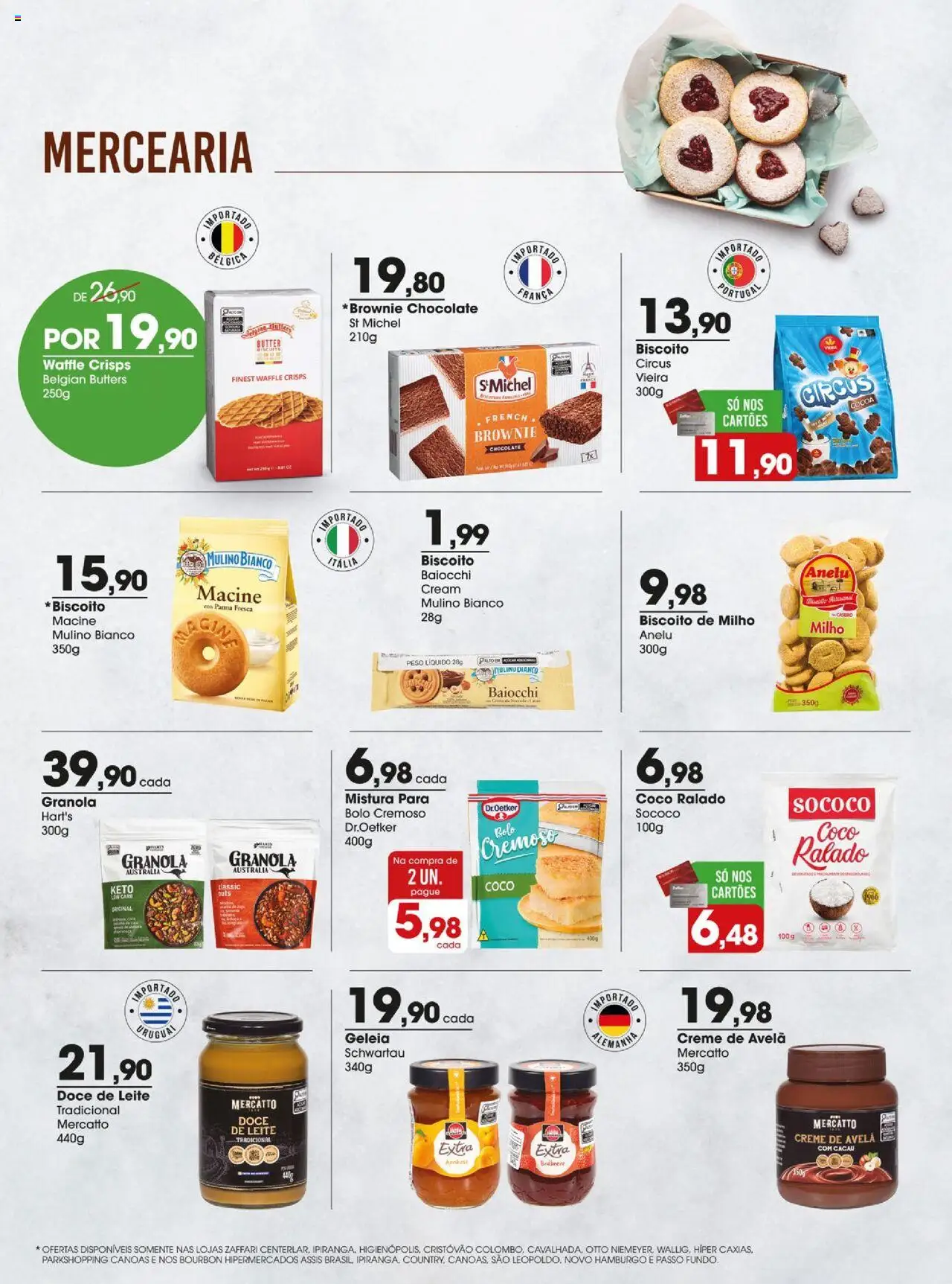 Zaffari Folheto - válido de 17.06.2025 | Página: 6 | Produtos: Coco, Bourbon, Granola, Doce de leite
