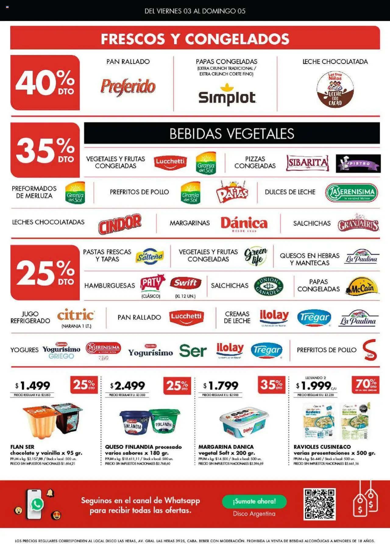 Disco ofertas │ válido desde el 03.10.2025 | Página: 4 | Productos: Disco, Leche, Chocolatada, Cacao