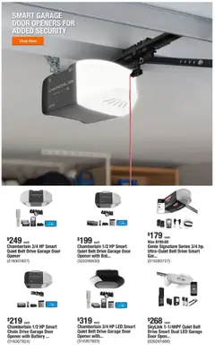 Home Depot Weekly Ad - FL - valid from 11.09.2025 | Page: 8 | Products: Opener, Battery, Belt
